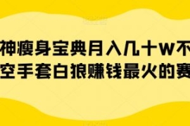 女神瘦身宝典月入几十W不是梦空...