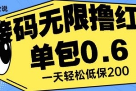 接码无限撸红包一分钟0.6无脑操...