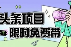 一节课了解AI头条项目，从注册到...