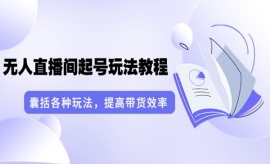 《第94期》无人直播间起号玩法教...