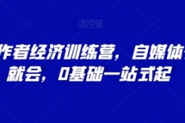 AI创作者经济训练营，自媒体有手...