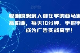 聪明的跨境人都在学的亚马逊广告...