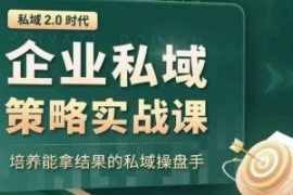 私域2.0时代：企业私域策略实战...