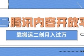 最新蓝海项目，企鹅号腾讯内容开...