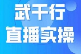 武千行直播实操课，账号定位、带...