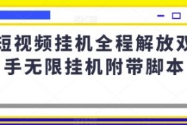 短视频挂机全程解放双手无限挂机...